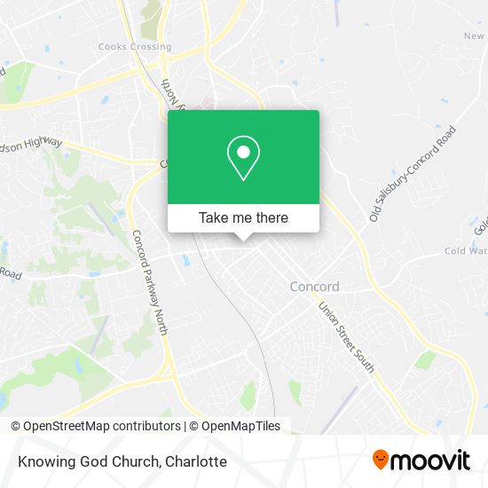 Knowing God Church map