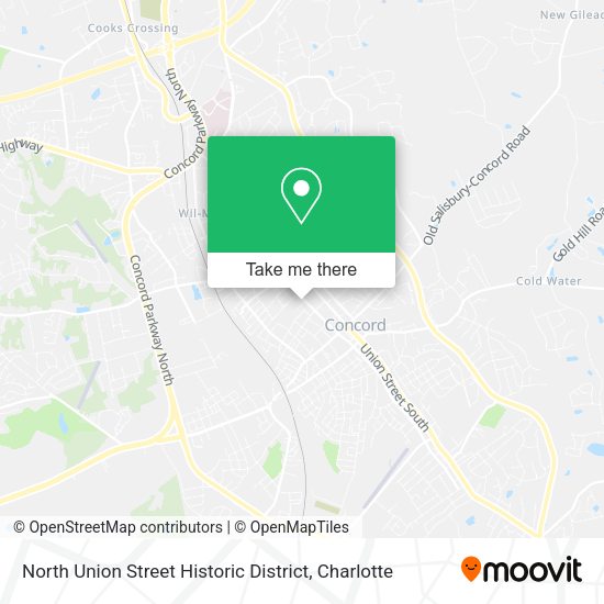 North Union Street Historic District map