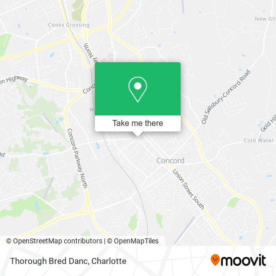 Mapa de Thorough Bred Danc