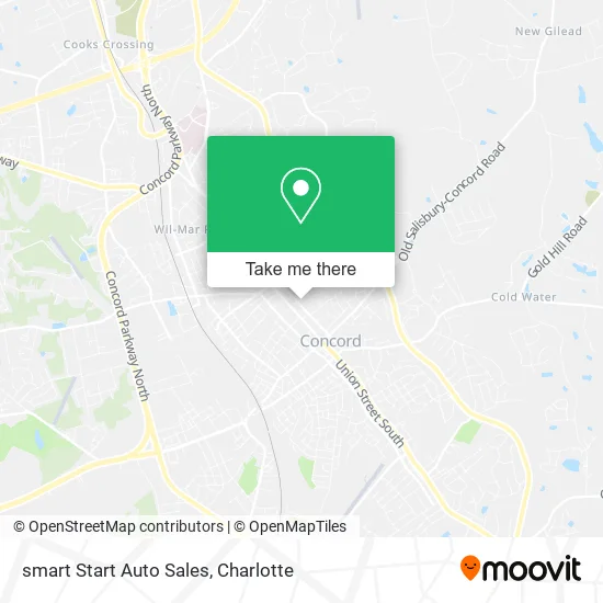 smart Start Auto Sales map