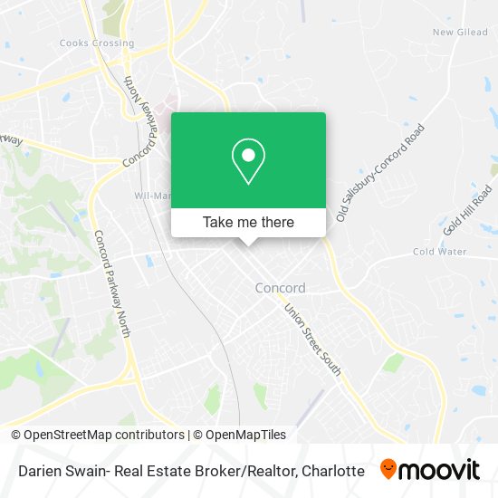 Mapa de Darien Swain- Real Estate Broker / Realtor