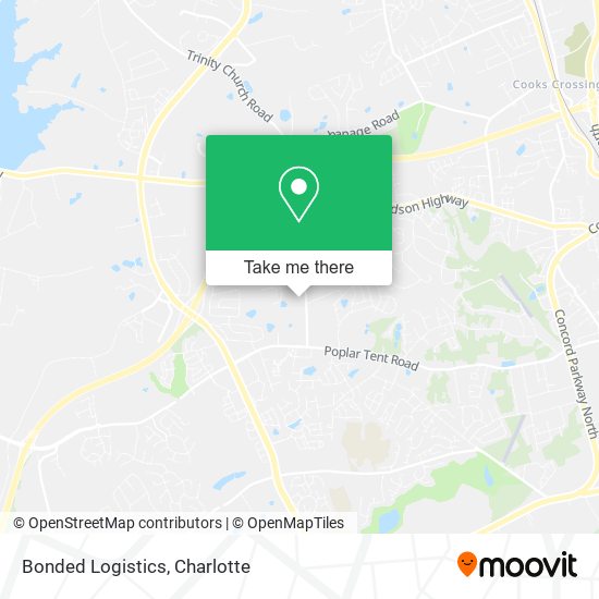 Mapa de Bonded Logistics