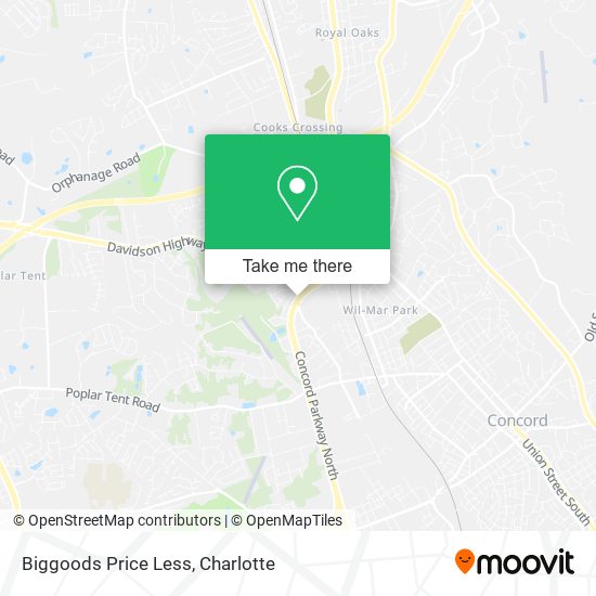 Biggoods Price Less map