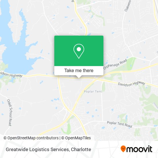 Mapa de Greatwide Logistics Services