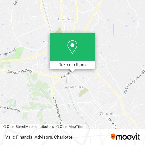 Valic Financial Advisors map