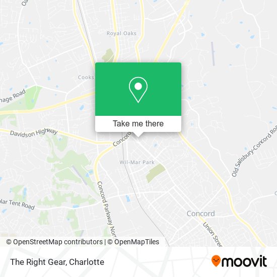 Mapa de The Right Gear