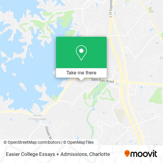 Easier College Essays + Admissions map