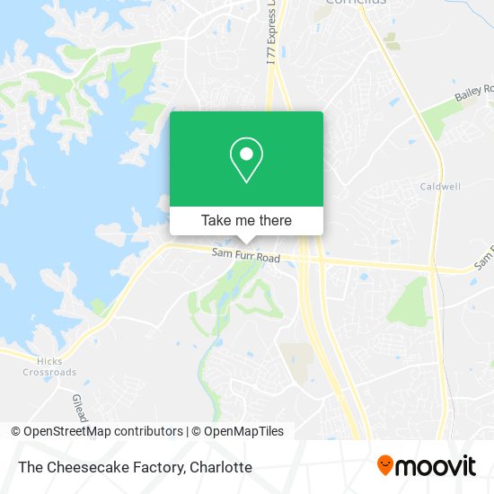 Mapa de The Cheesecake Factory