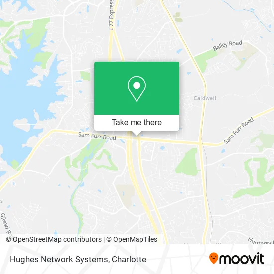 Hughes Network Systems map