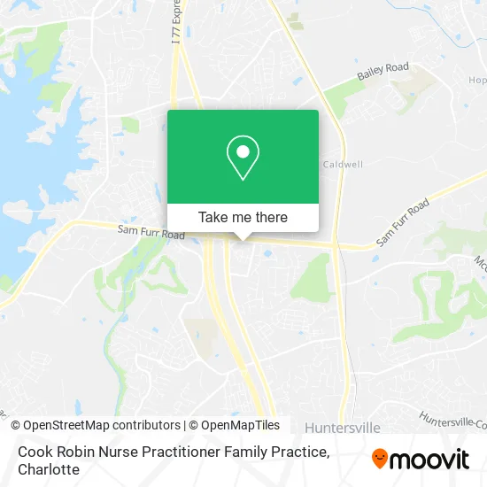 Cook Robin Nurse Practitioner Family Practice map
