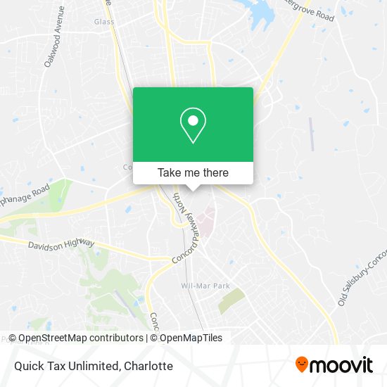 Quick Tax Unlimited map
