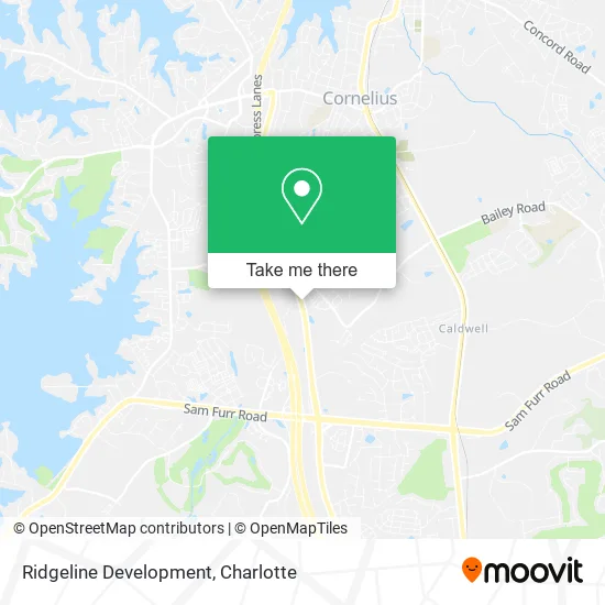 Ridgeline Development map