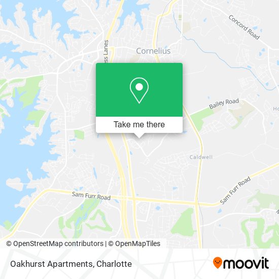Oakhurst Apartments map