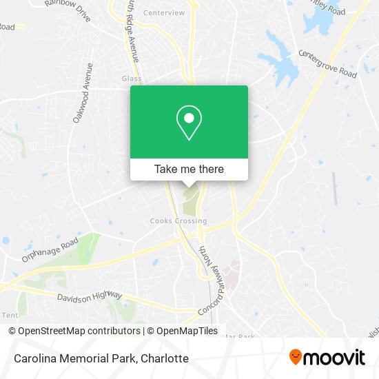 Carolina Memorial Park map