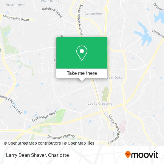 Mapa de Larry Dean Shaver