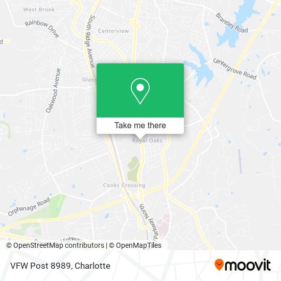 Mapa de VFW Post 8989