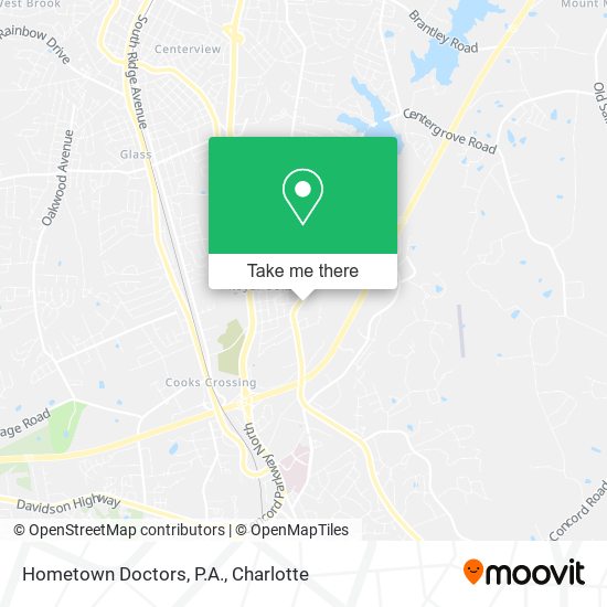 Hometown Doctors, P.A. map