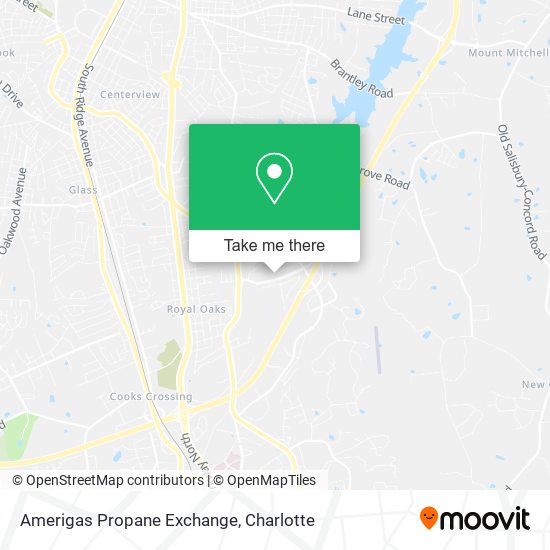 Amerigas Propane Exchange map