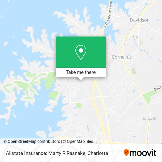 Mapa de Allstate Insurance: Marty R Rasnake
