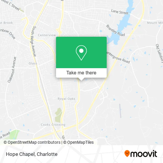 Hope Chapel map