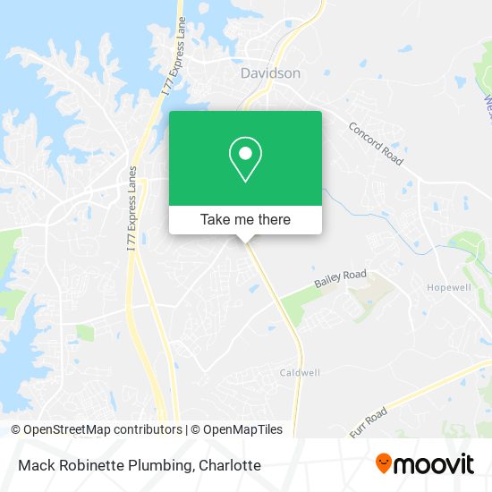 Mapa de Mack Robinette Plumbing