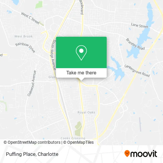 Puffing Place map