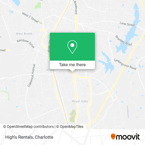 High's Rentals map