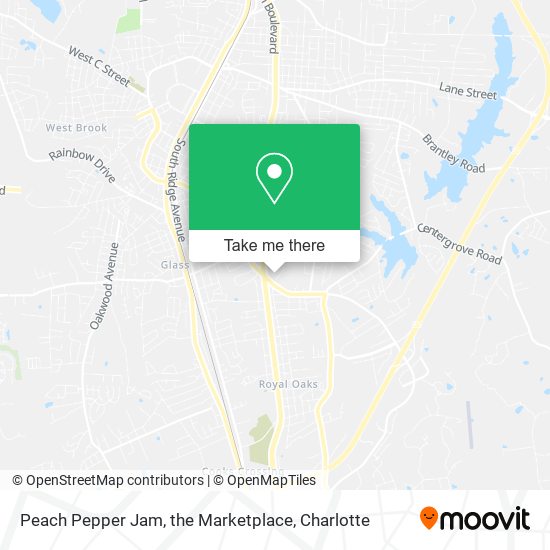 Peach Pepper Jam, the Marketplace map