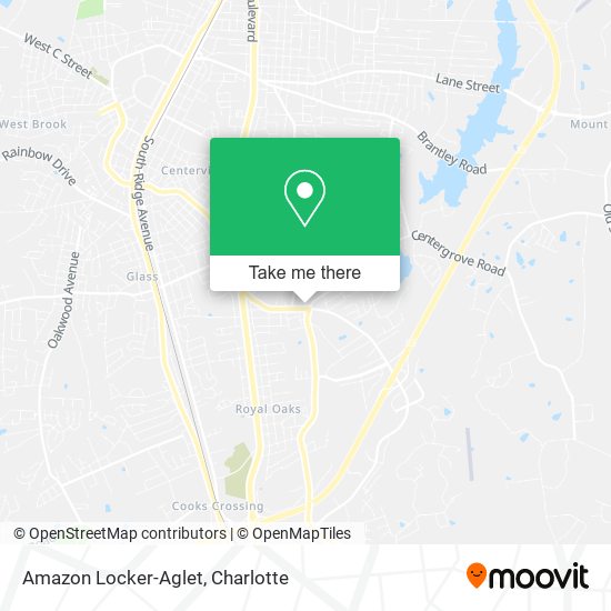 Mapa de Amazon Locker-Aglet