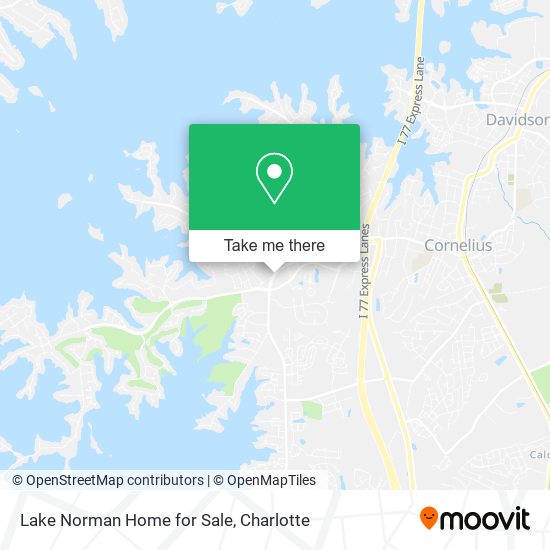 Mapa de Lake Norman Home for Sale