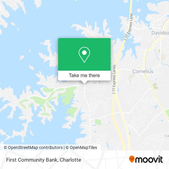 First Community Bank map