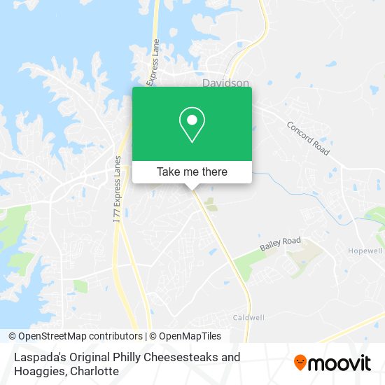 Mapa de Laspada's Original Philly Cheesesteaks and Hoaggies