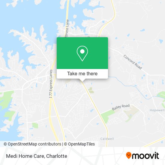 Mapa de Medi Home Care