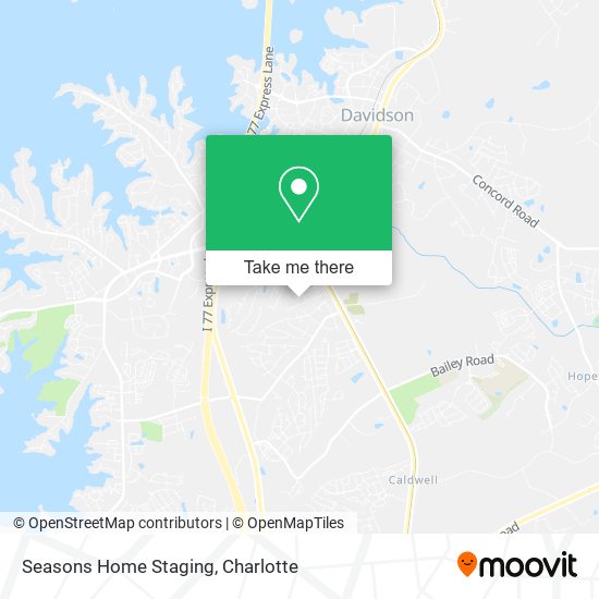 Seasons Home Staging map