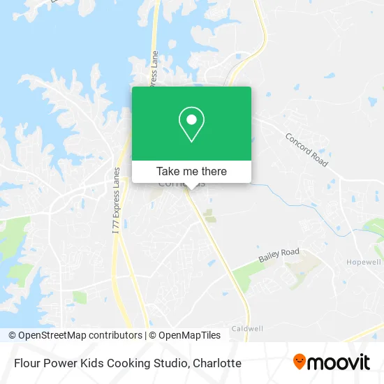 Flour Power Kids Cooking Studio map