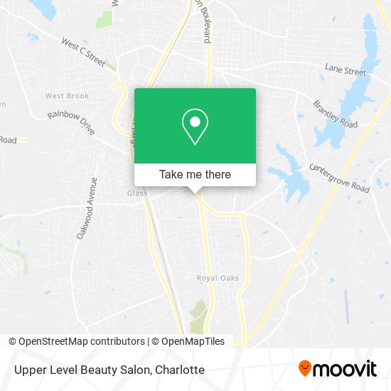 Upper Level Beauty Salon map