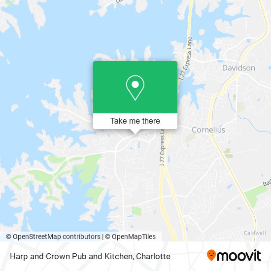 Harp and Crown Pub and Kitchen map