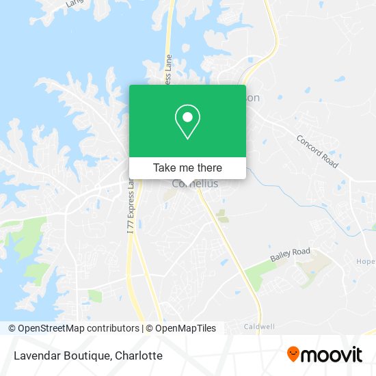 Mapa de Lavendar Boutique