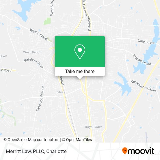 Mapa de Merritt Law, PLLC