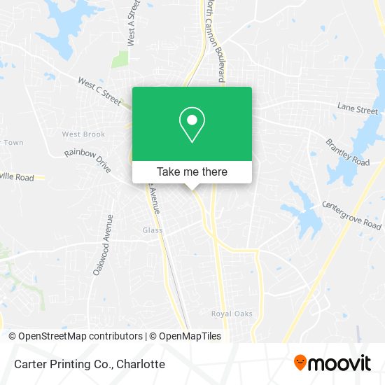 Mapa de Carter Printing Co.