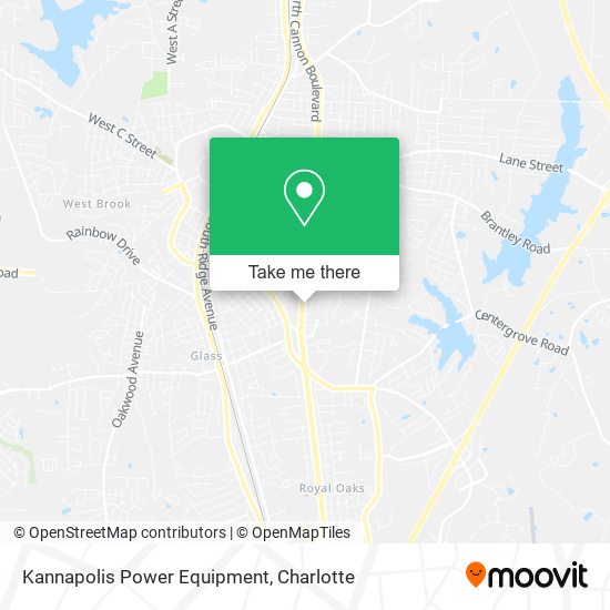 Kannapolis Power Equipment map