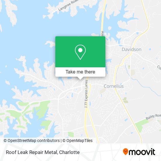 Roof Leak Repair Metal map