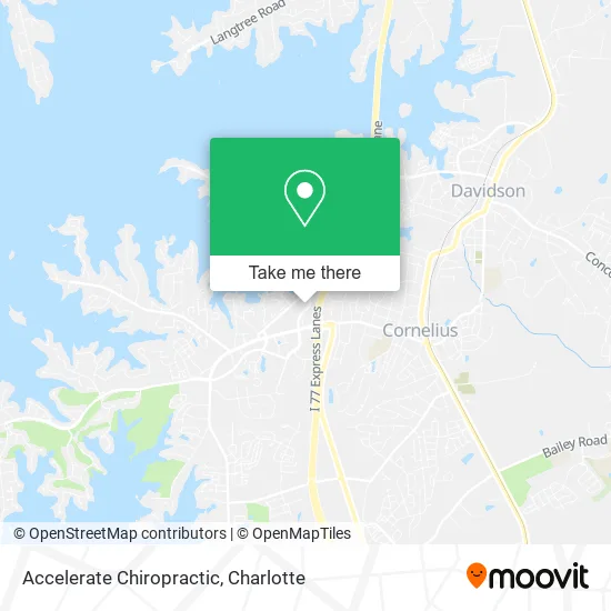 Accelerate Chiropractic map