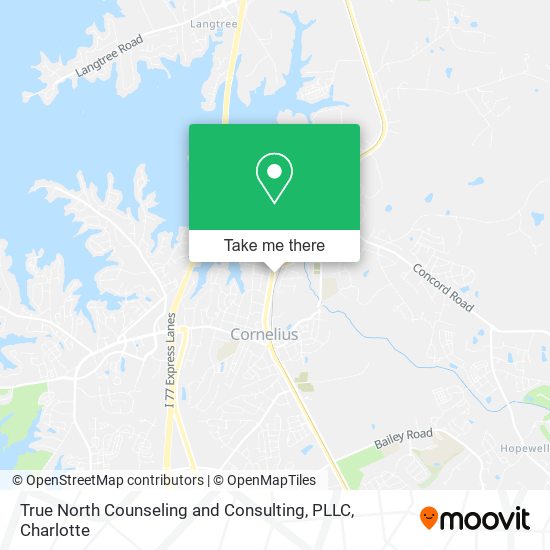 Mapa de True North Counseling and Consulting, PLLC