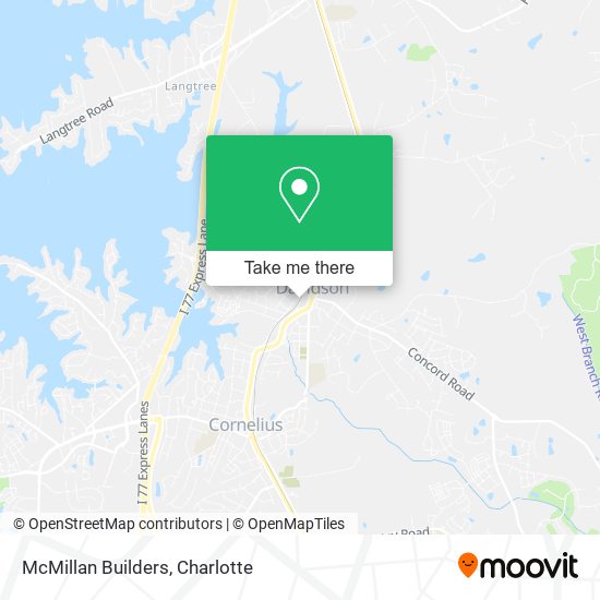 McMillan Builders map