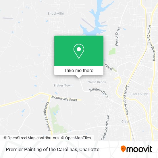Mapa de Premier Painting of the Carolinas