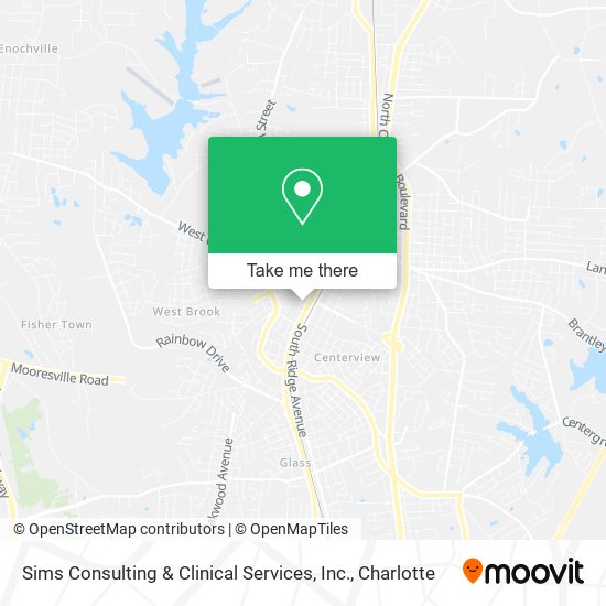 Mapa de Sims Consulting & Clinical Services, Inc.
