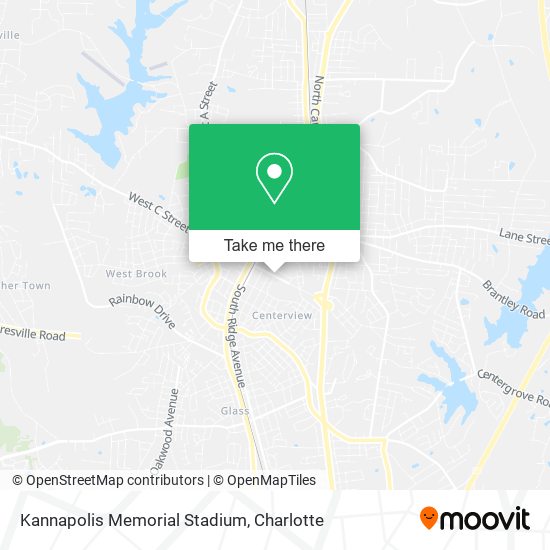 Kannapolis Memorial Stadium map