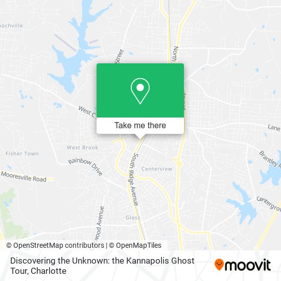 Discovering the Unknown: the Kannapolis Ghost Tour map