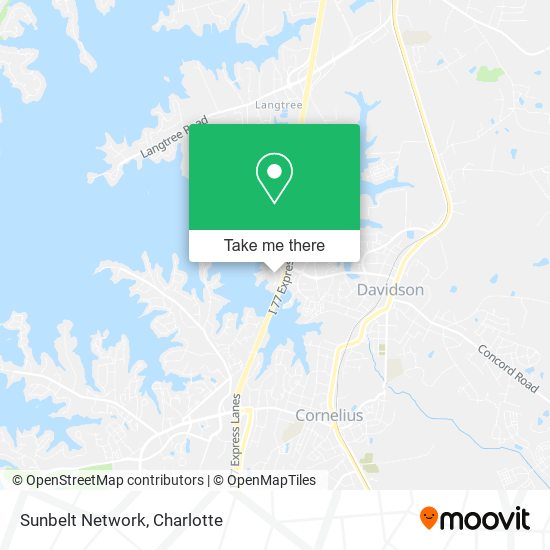 Mapa de Sunbelt Network